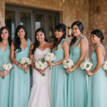 Mint and Gold wedding