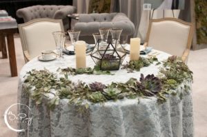 Sweetheart Table Terrarium Centerpiece Elegant Wedding