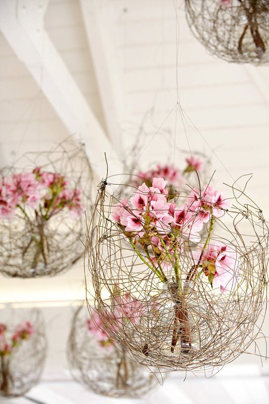 Oh The Things We Love…  Ikebana Wedding Flower Arrangements