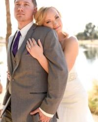 Megan and Jacob’s Purple and Teal Nuptial