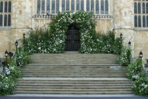 Prince Harry and Meghan's Royal Wedding Church Entry Decor